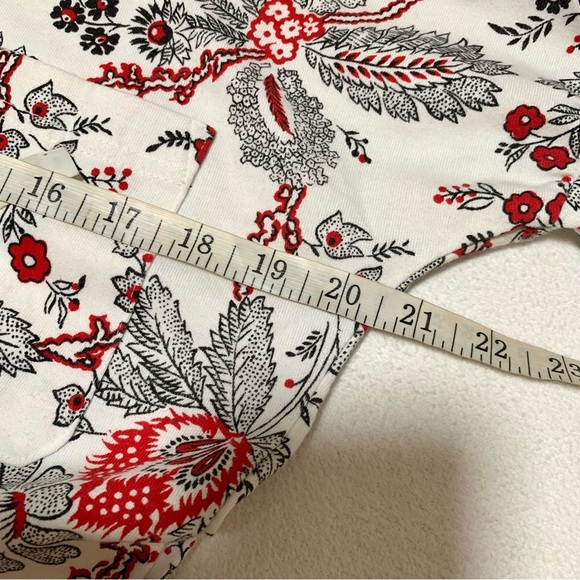 COUNTERPARTS Floral Short Sleeve Midi Dress Small - Picture 10 of 12